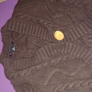 Banana republic Button sweater (crop top)